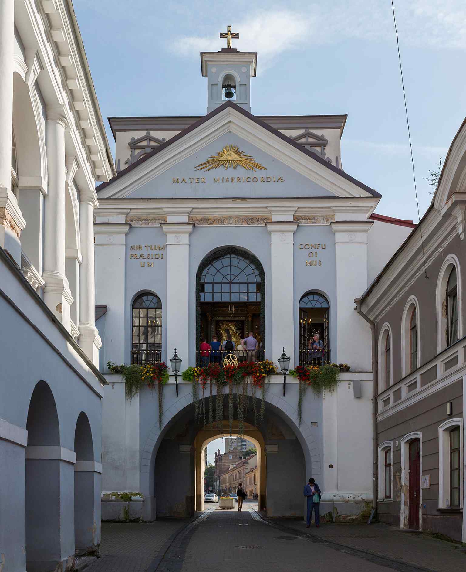 An exterior view from the old town side, useful for showing how the gate stood apart after the city walls were demolished.