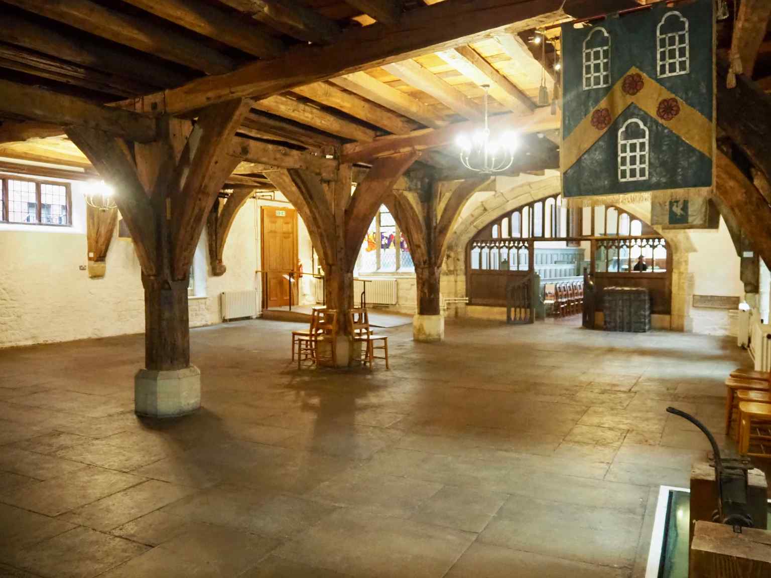 Undercroft Merchant Adventurers Hall York 01