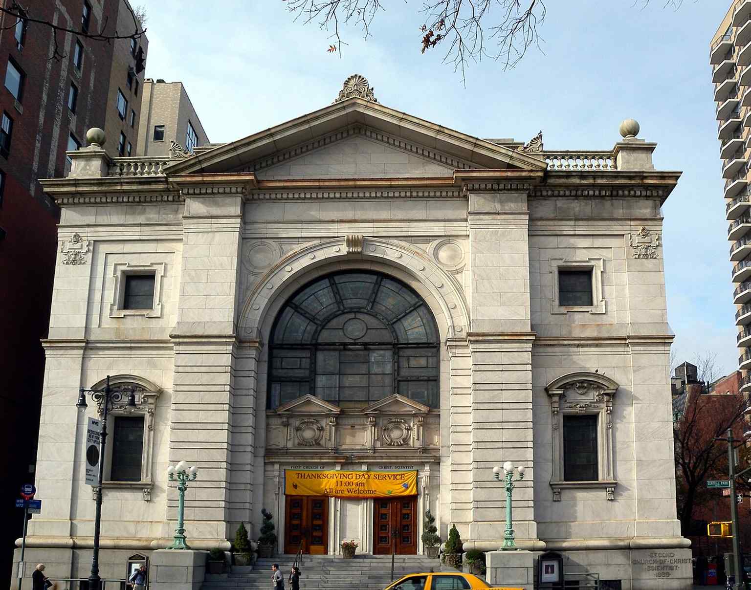 The Church of Christ, Scientist adds one of the district’s churches to the mix of residential towers and civic architecture along Central Park West.