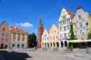 Old Town Market Square in Olsztyn