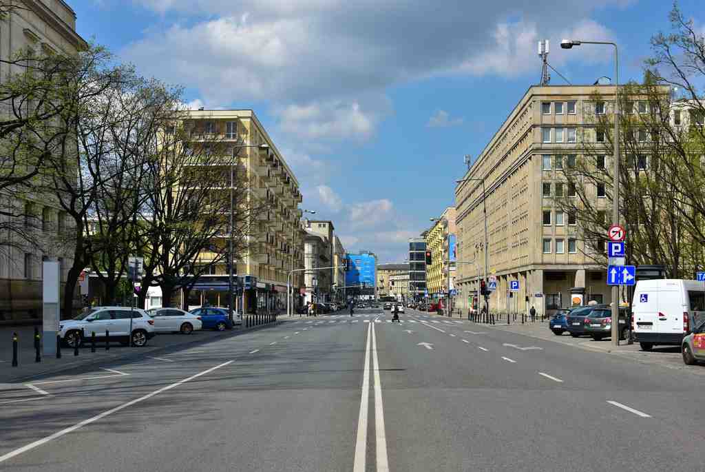 Krucza Street in Warsaw
