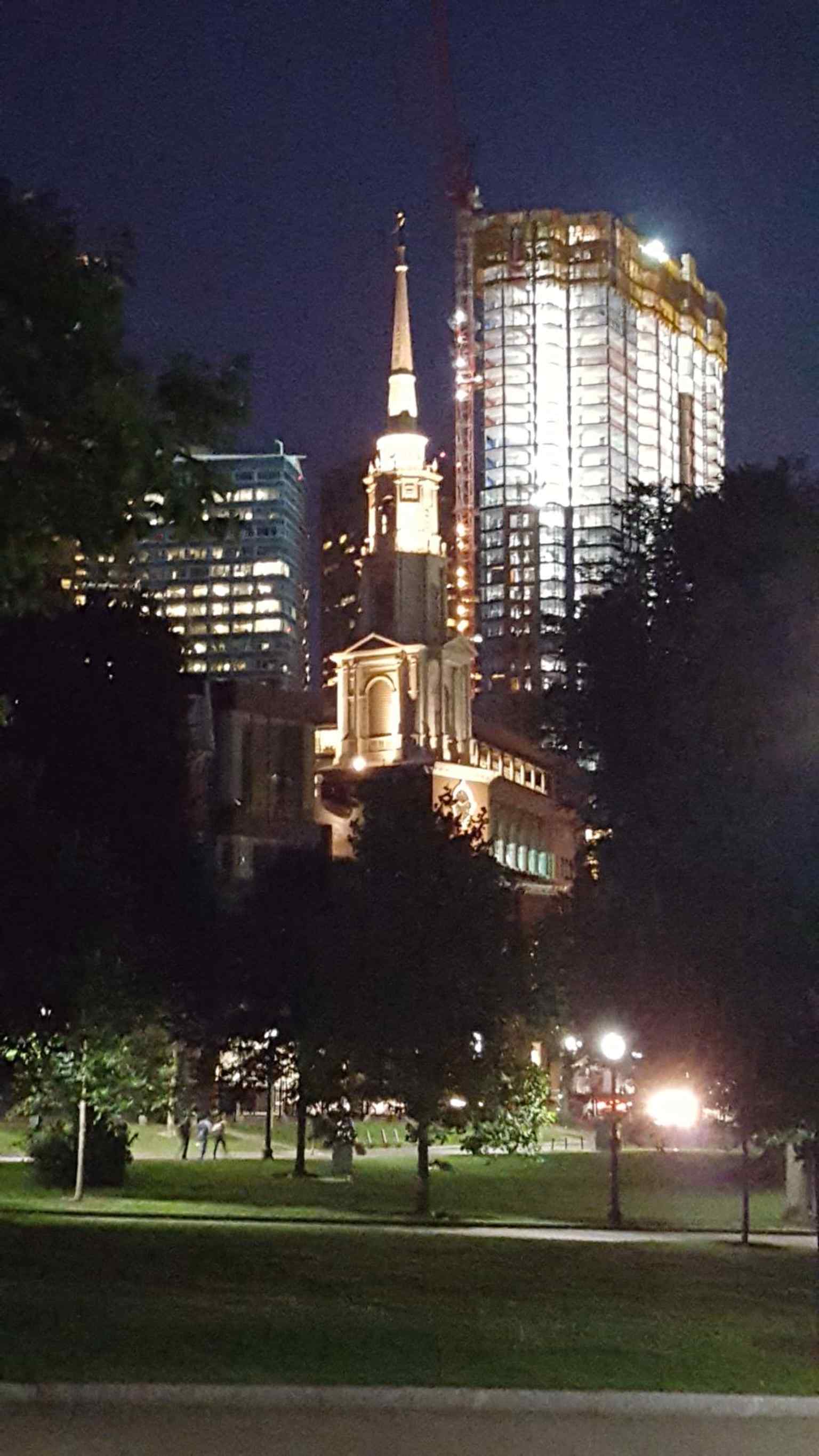 A straightforward 2015 view of the historic church, a National Register landmark on the Freedom Trail.