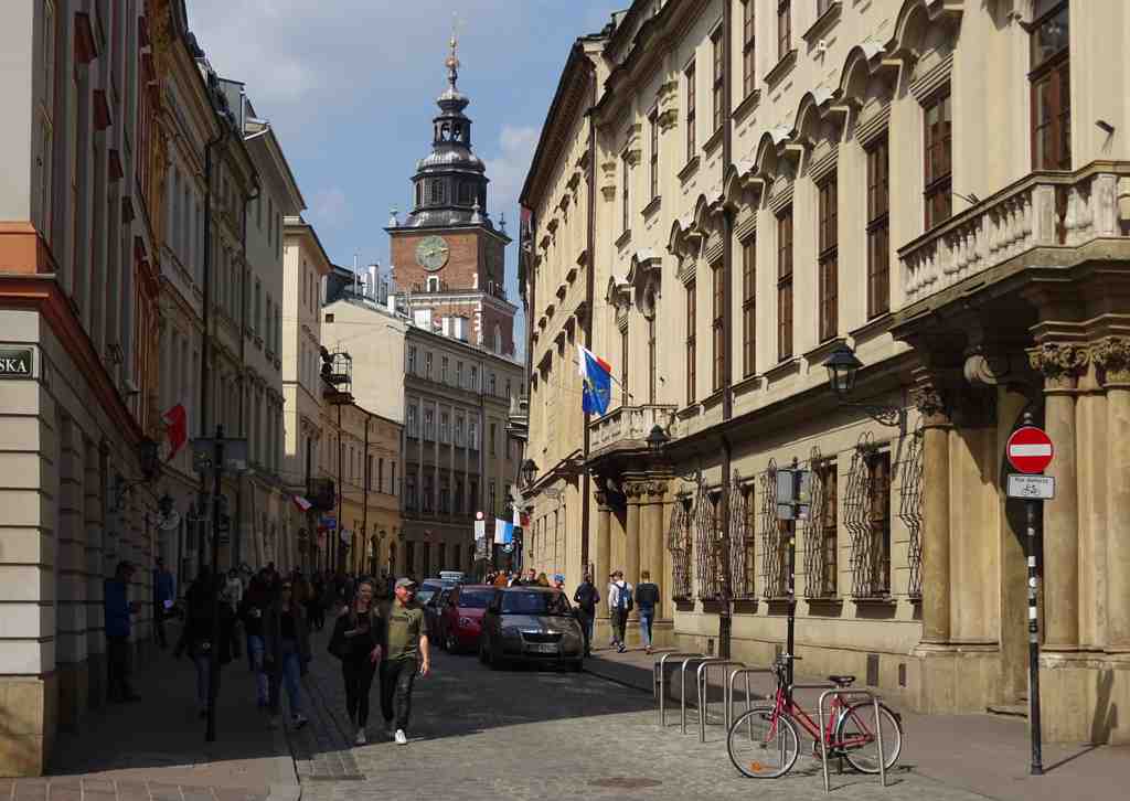 Bracka-Straße in Krakau