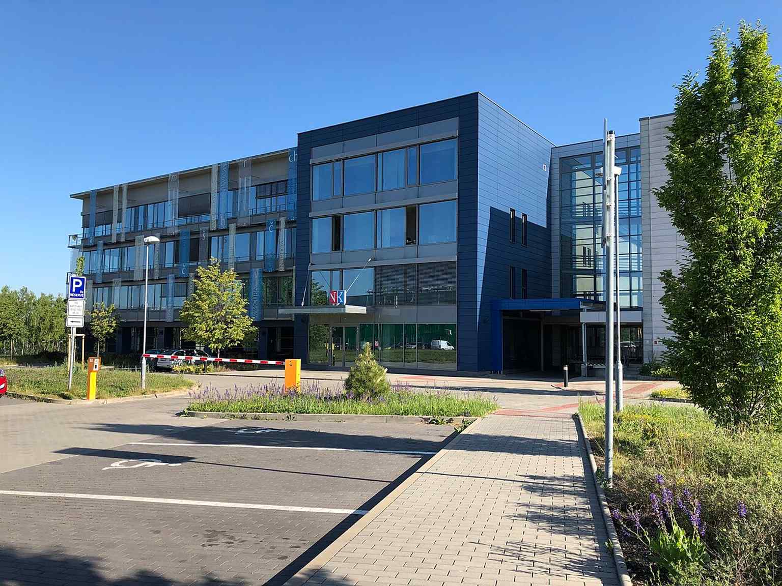 This is the Central Depository in Hostivař, a crucial facility addressing the library's critical storage needs with ongoing expansion.