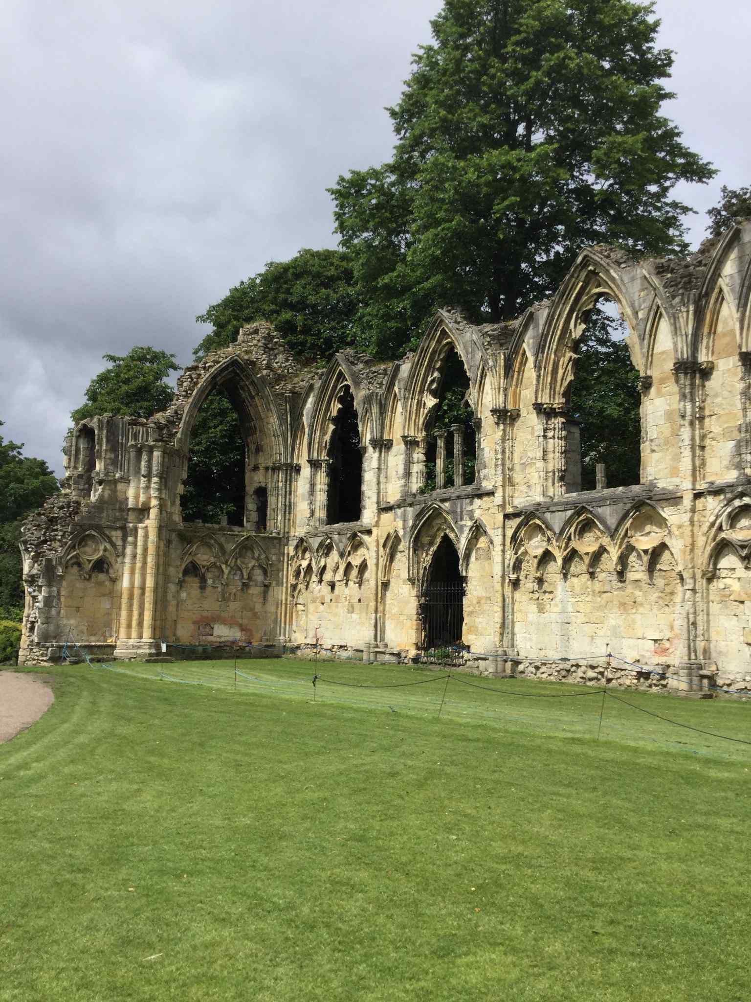 ST Mary's Abbey Remains .Museum Gardens.York
