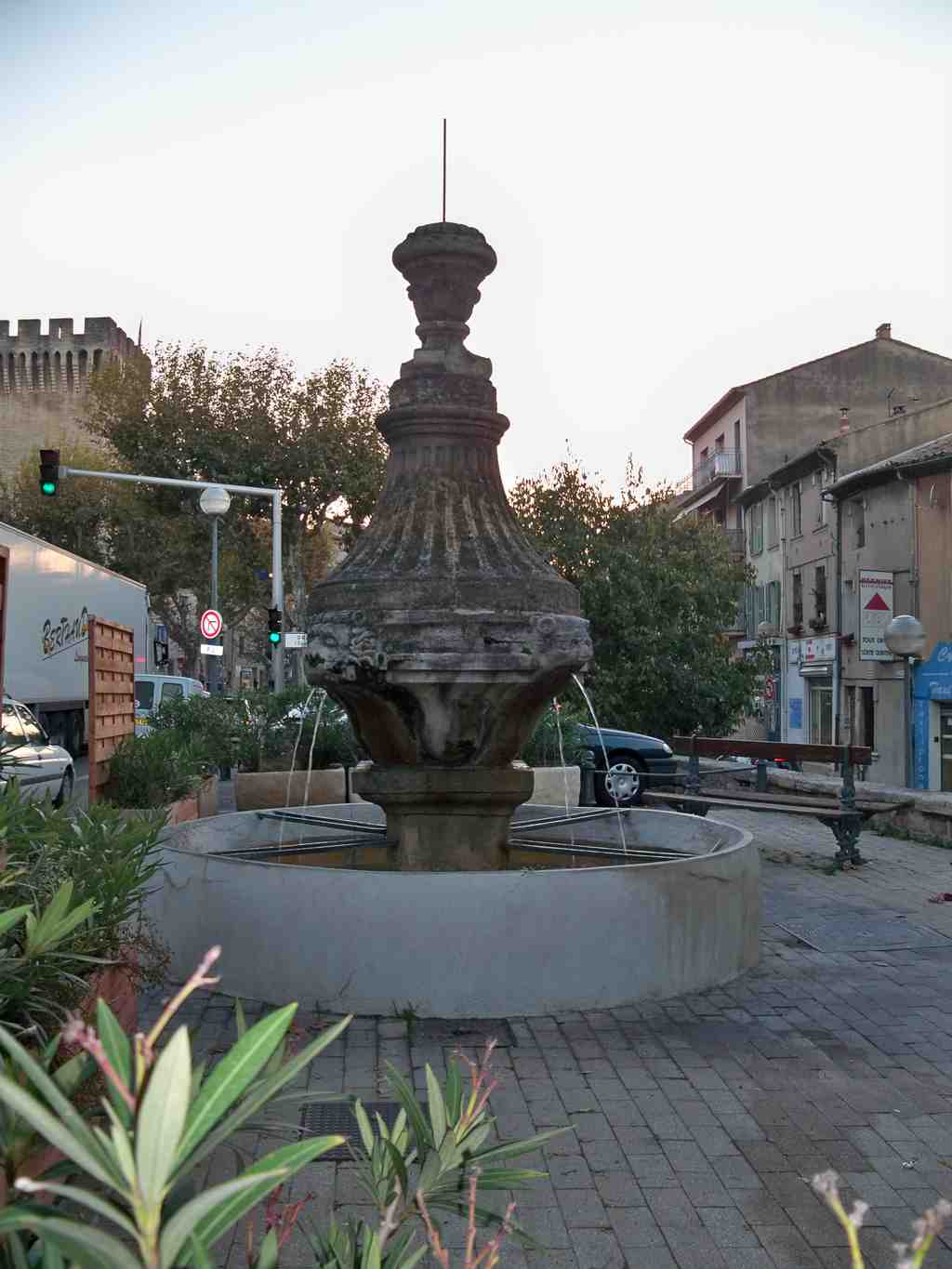 Fountain on the Boulevard du Nord in Carpentras