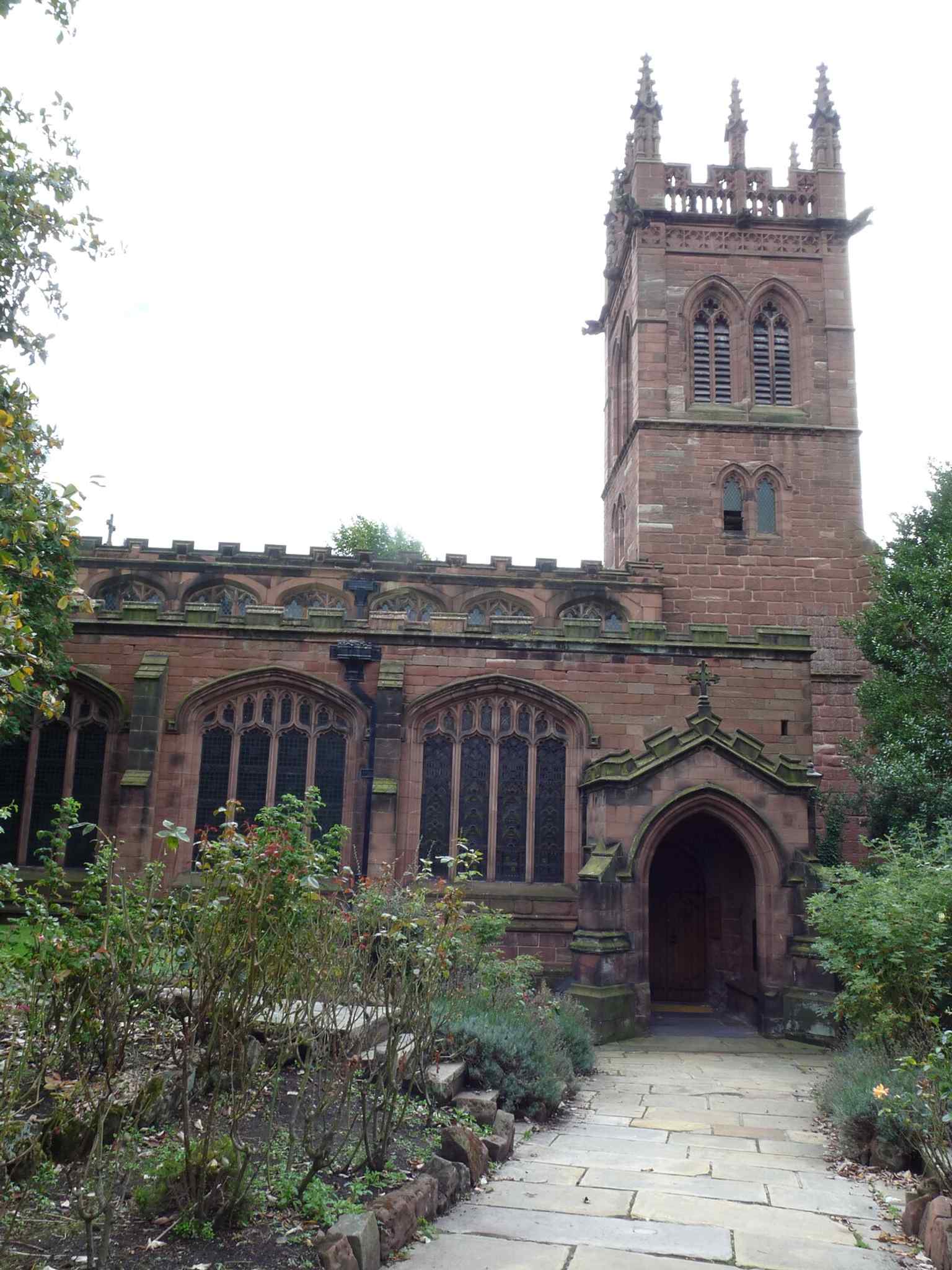 The entrance and tower from St Mary’s Hill, showing the Grade I listed building that was converted into a creative venue in the 1970s.
