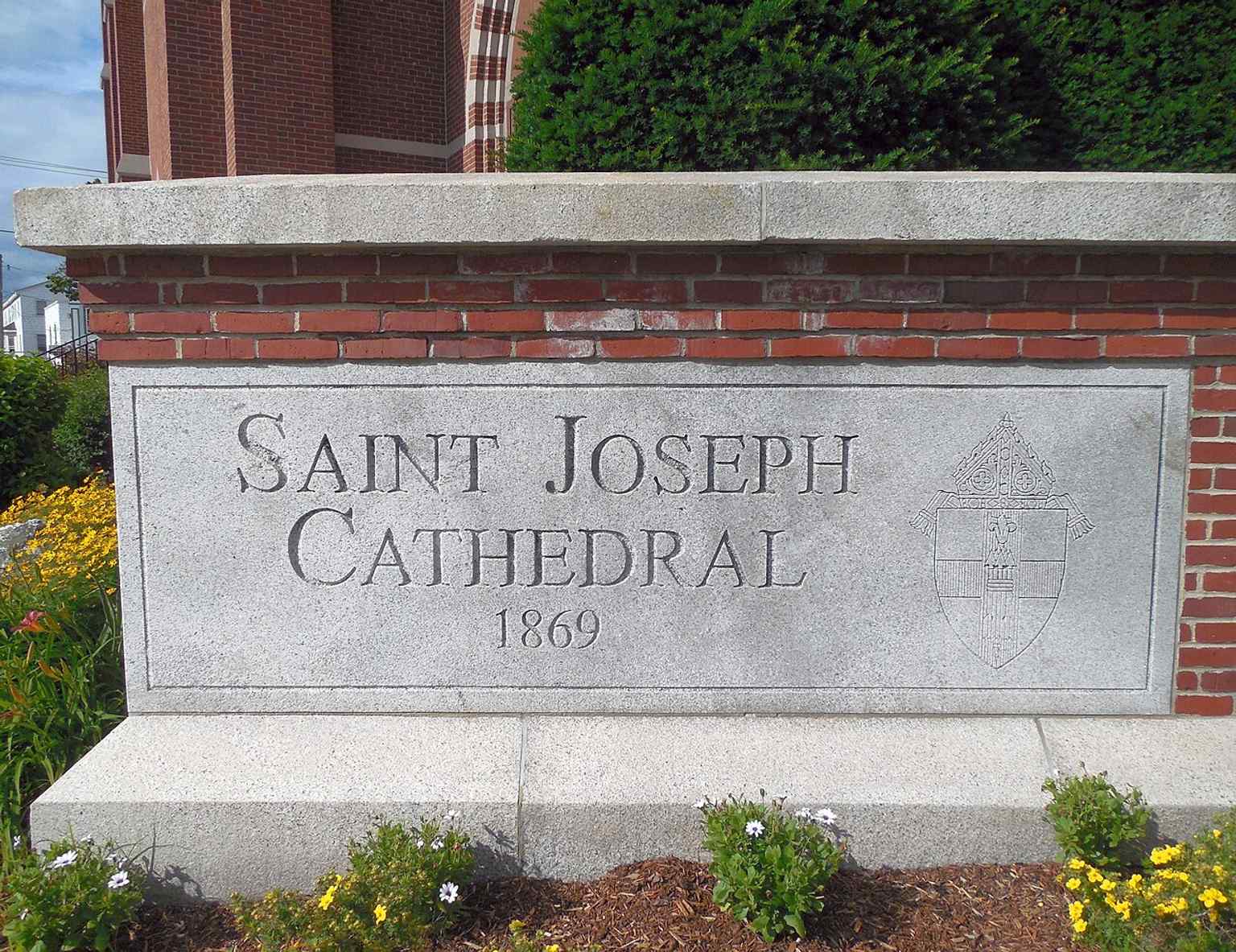 The cornerstone of the cathedral, a small but important reminder of the church’s long history since its founding in 1869.