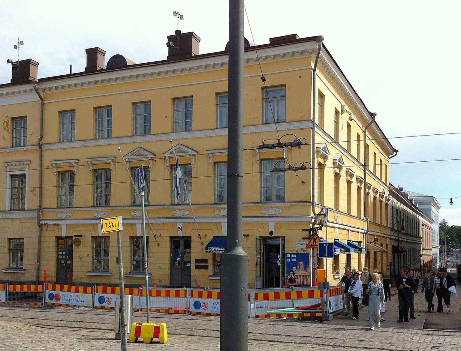 Hellenius House, built in 1770, is part of the older merchant block that reminds visitors Senate Square replaced an earlier urban center.