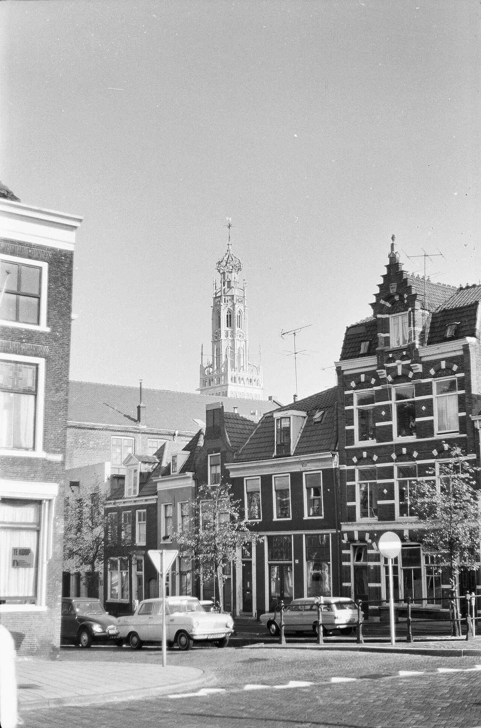 From across the Spaarne, the tower appears almost like a twin of St. Bavo’s — a classic Haarlem view that explains the ‘twin tower’ story.