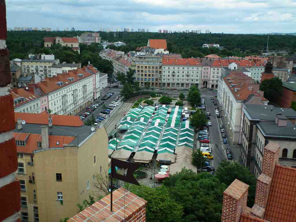 Wielkopolska Square in Poznan