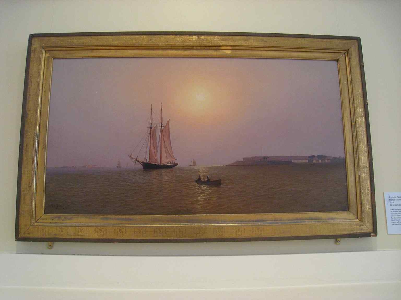 A museum artwork held by the Old State House Museum, offering a period image from the building’s collection rather than the building itself.