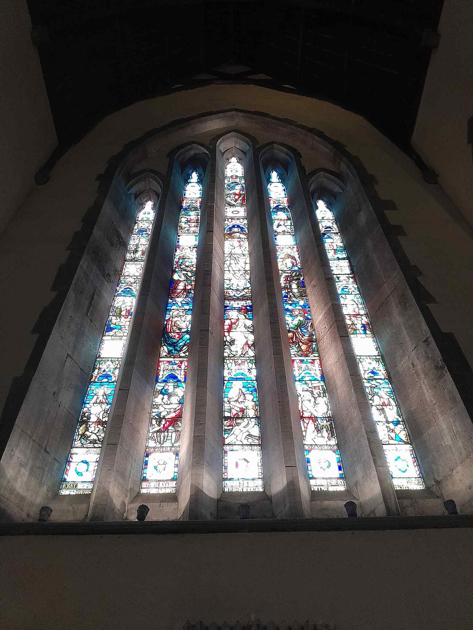 A view of the renovated sanctuary, an area that was reordered by Bishop Edward Thomas O'Dwyer between 1893 and 1894, inspired by St Chad's Cathedral in Birmingham.