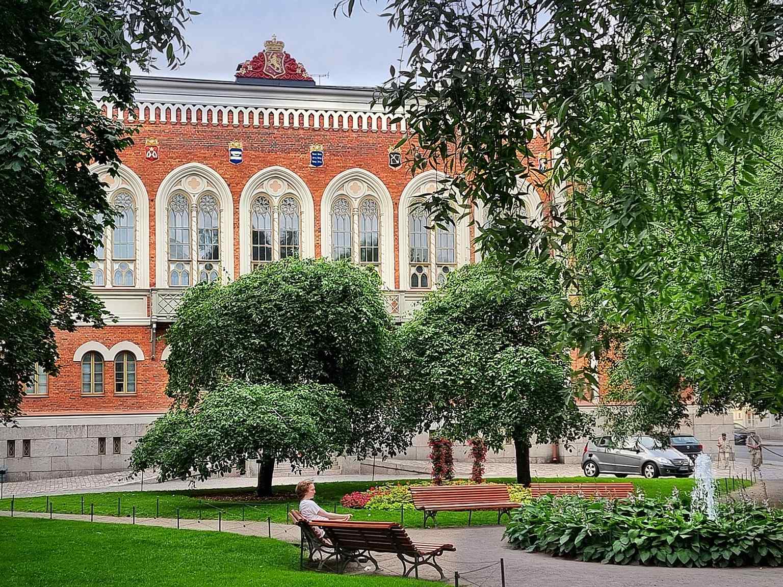 A recent view of the House of Nobility, showing how the 19th-century building still stands as an active institution rather than a museum piece.