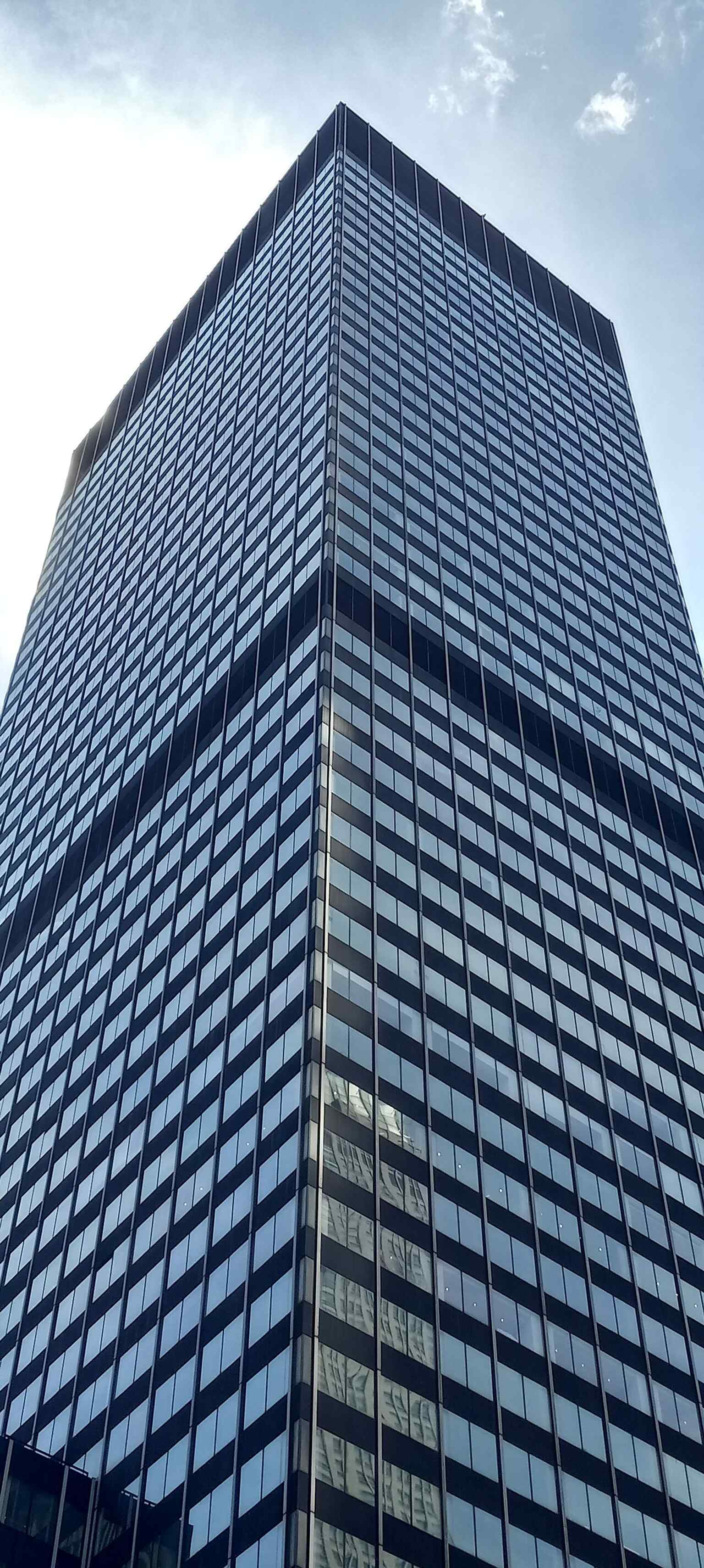 This 50-floor office building, 277 Park Avenue, stands 687 feet tall in Midtown Manhattan, and was recently renovated starting in 2022.
