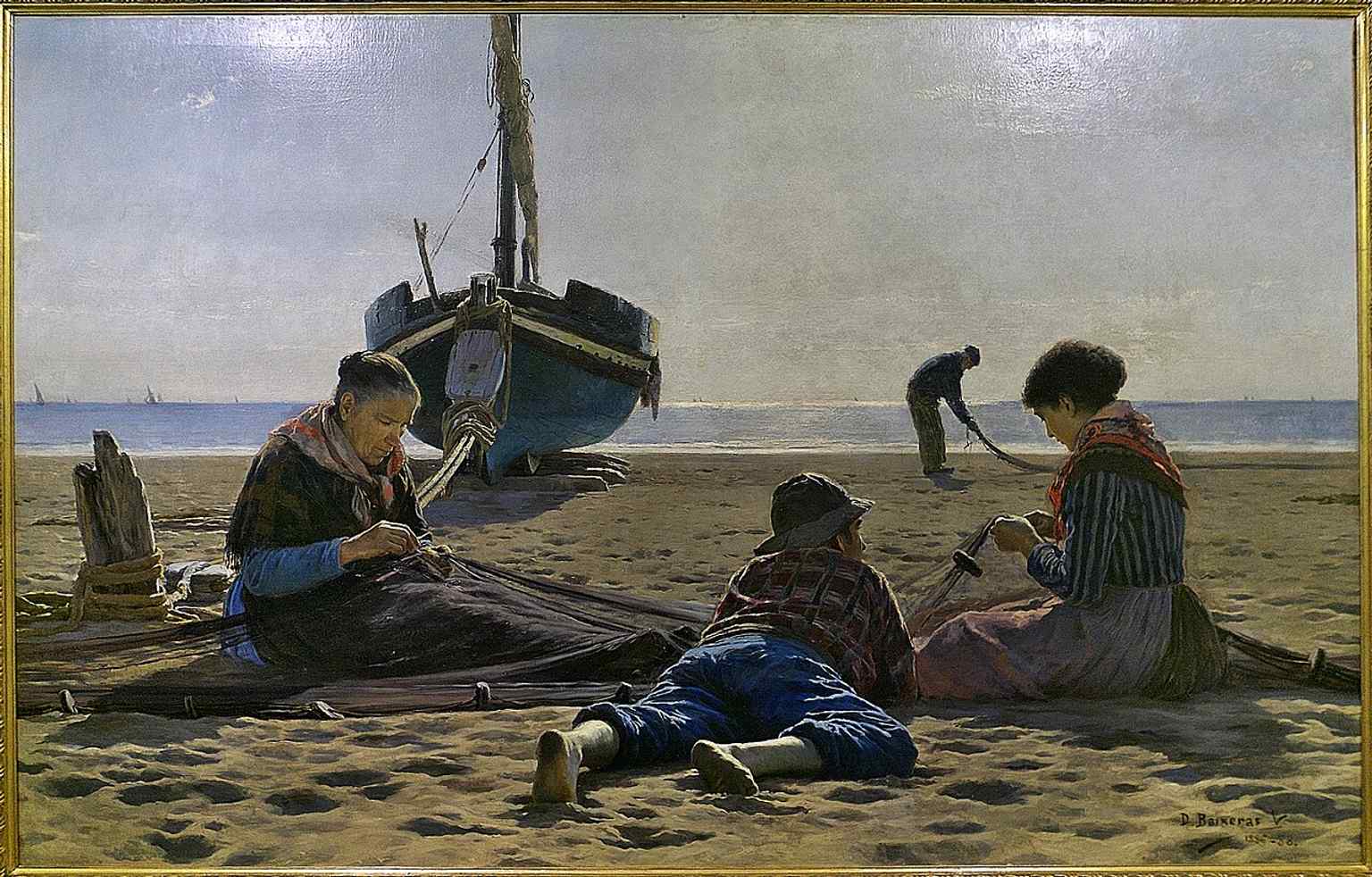 A 19th-century painting from the museum’s collection, helping show that the galleries extend well beyond Old Masters.