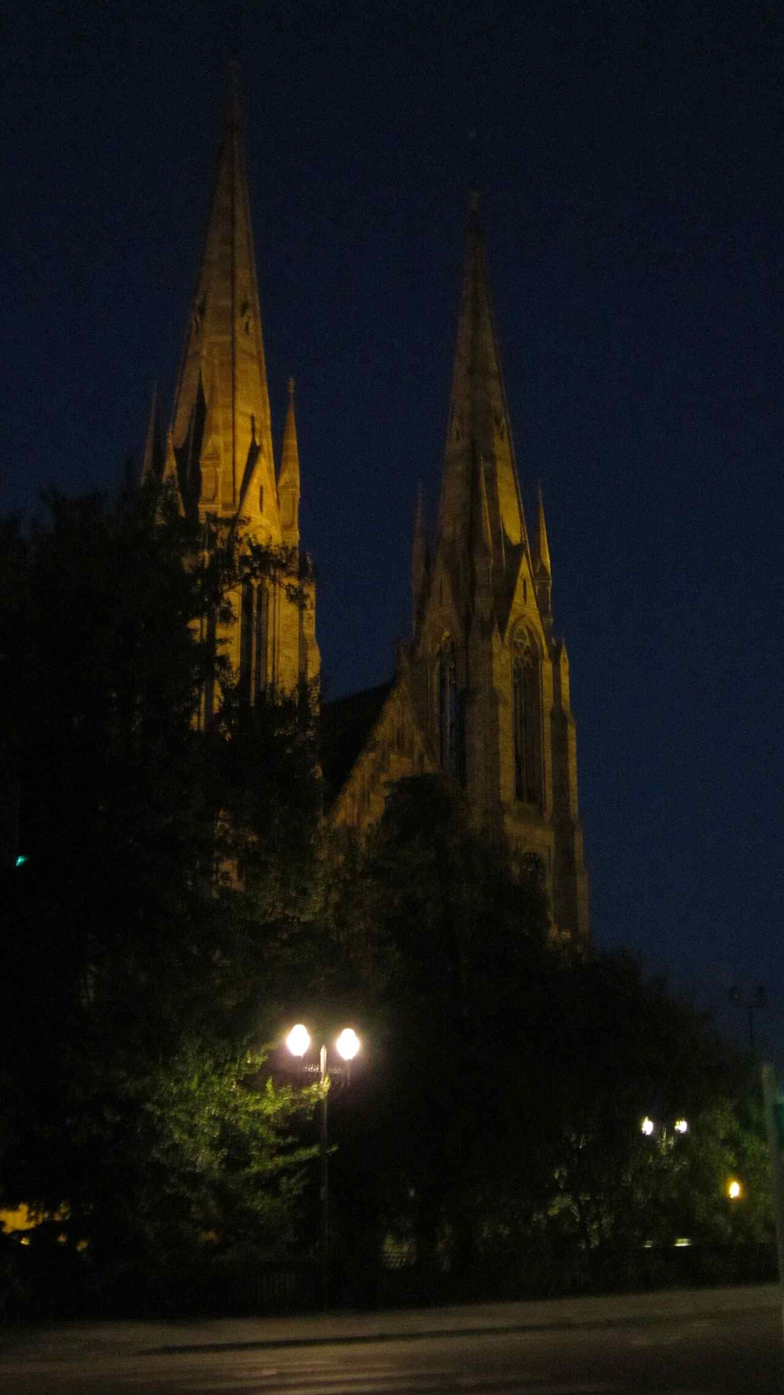 The west façade after restoration, with the twin spires that make Saint Paul one of Strasbourg’s tallest churches.