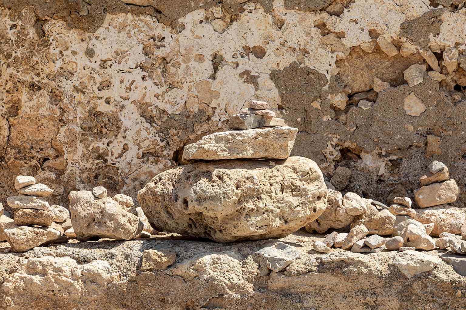 A detail of the stone towers along the Fortezza's fortification walls, part of the extensive defensive structure built by the Venetians to protect Rethymno.