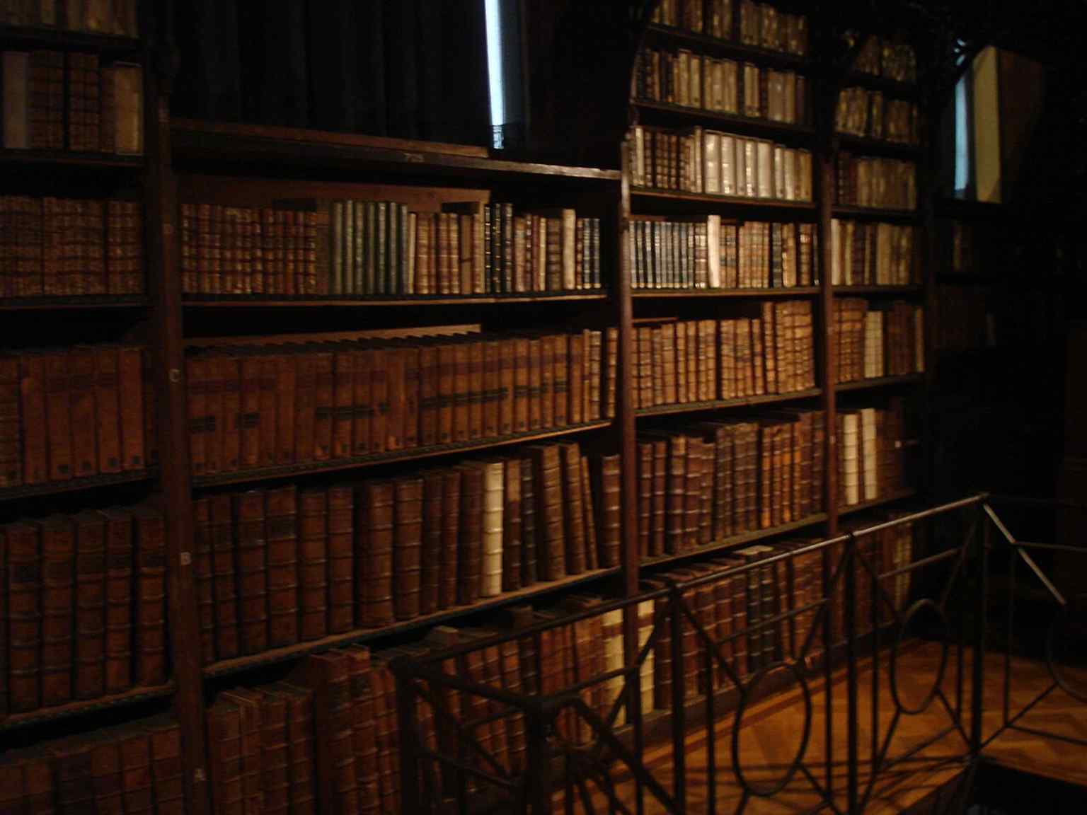 The Nottebohmzaal, the former upper reading room now used for exhibitions and home to some of the library’s prized treasures.