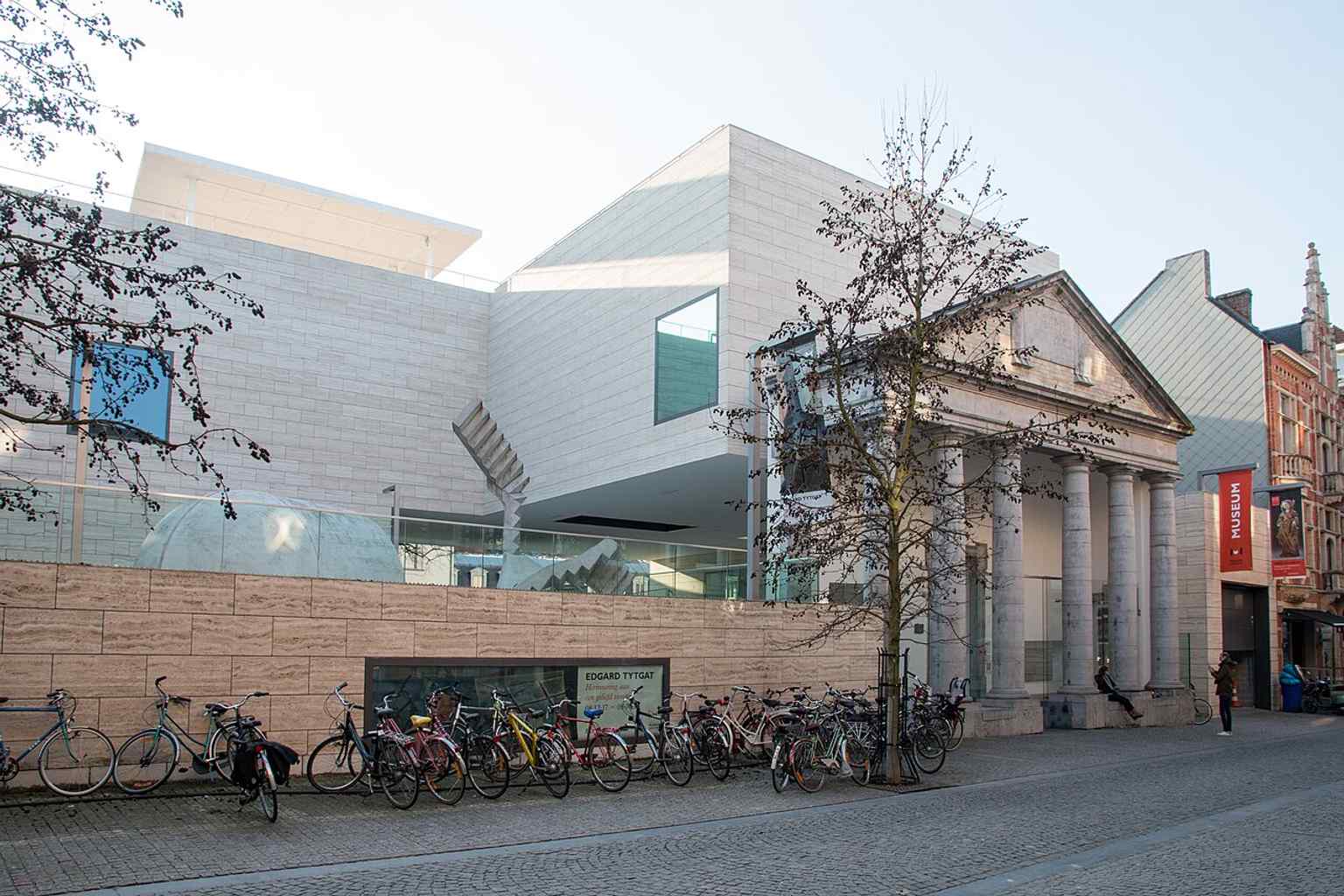 The modern museum site of M Leuven, built around the former Vander Kelen-Mertens museum house, where the collection grew to more than 58,000 works.
