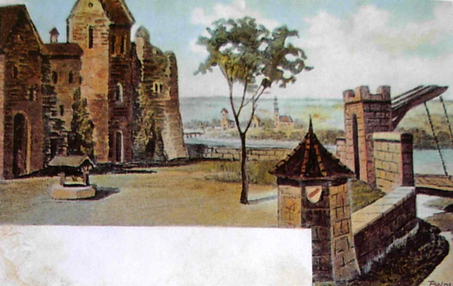 A rare 1600 engraving of Bydgoszcz Castle, showing the stronghold as it looked before the Swedish destruction in 1656.