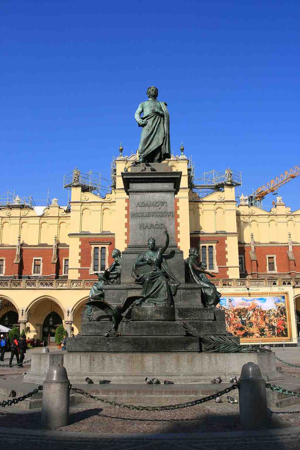 Adam Mickiewicz Monument in Krakow