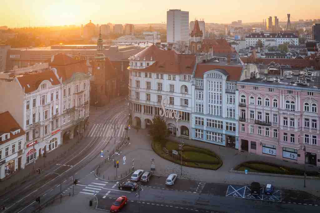 Theatre Square in Bydgoszcz