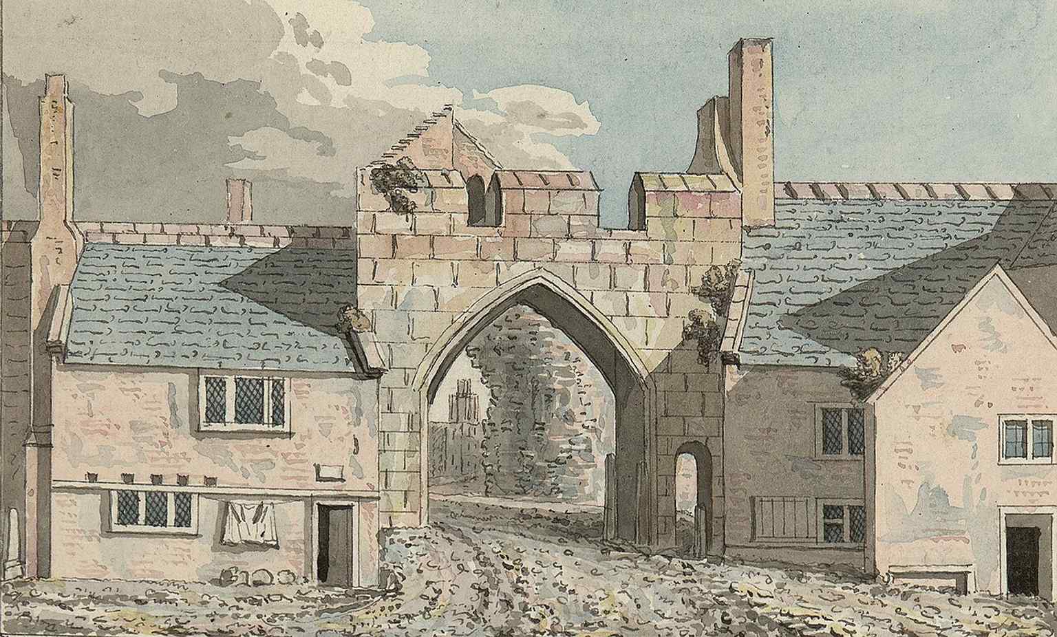 An early engraved view from Thomas Pennant’s 1781 tour, giving a historical impression of Water Gate before modern photography.