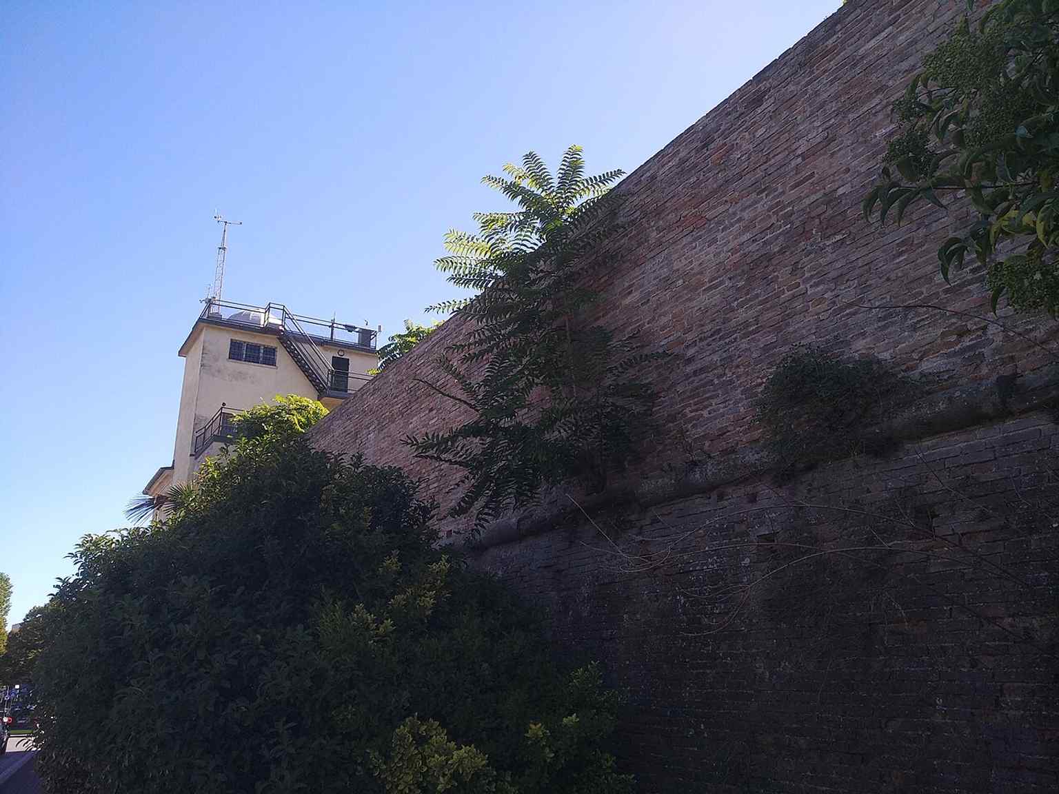Another angle on the Valerio Observatory in Pesaro, the headquarters of the city’s reference weather station and museum collection.