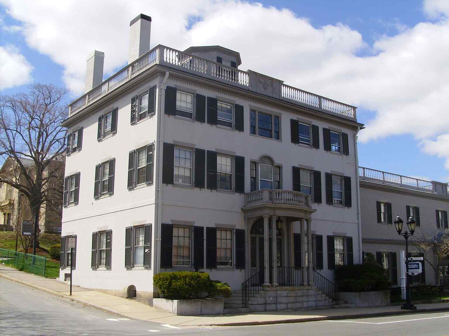 This image captures the Bartlett-Russell-Hedge House, a fine local example of Federal architecture built in 1803 for ship's captain Joseph Bartlett.