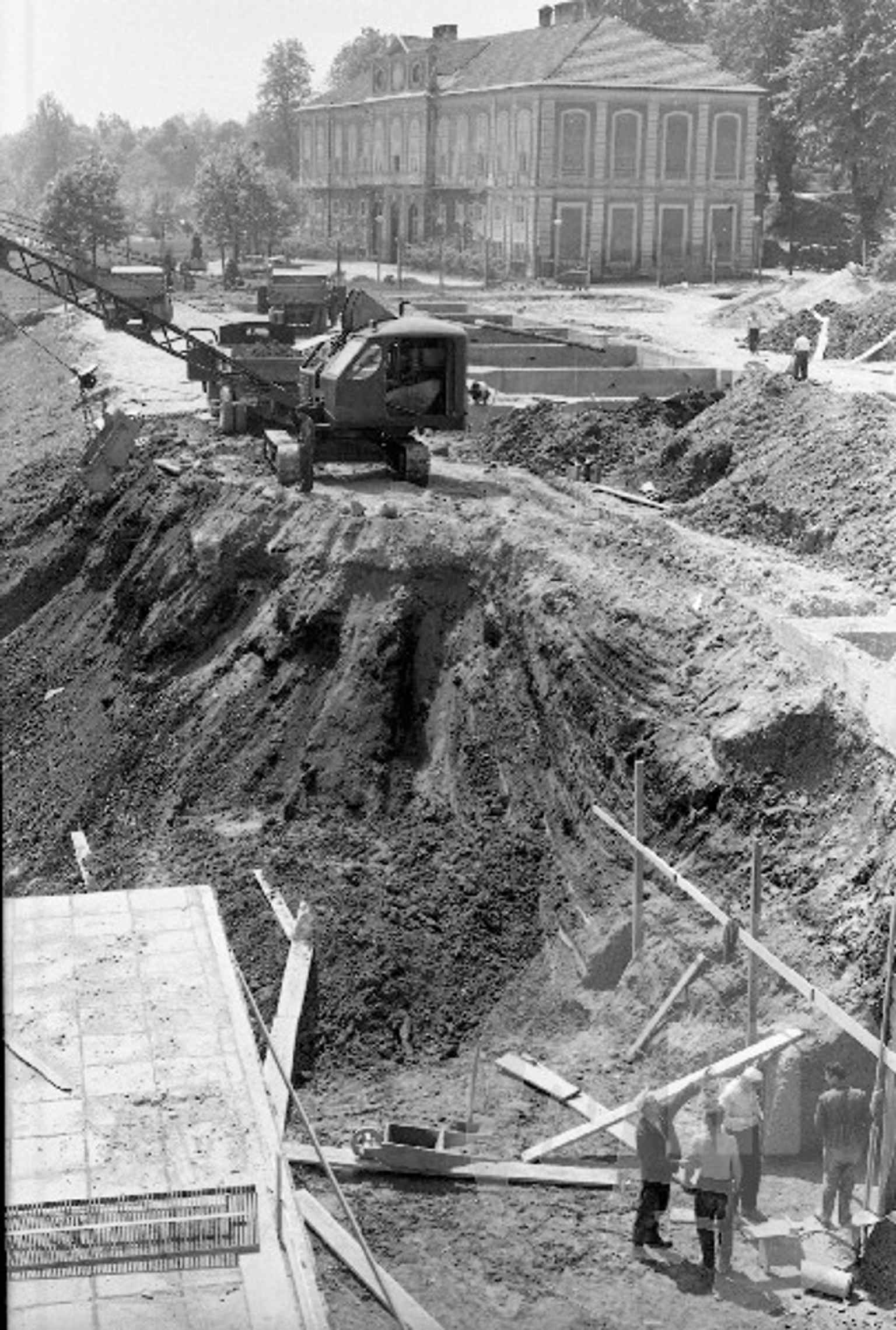 This 1964 image shows Tivoli Hall under construction, completed in a record-breaking eight months to meet the strict deadline for the 1965 World Table Tennis Championships.