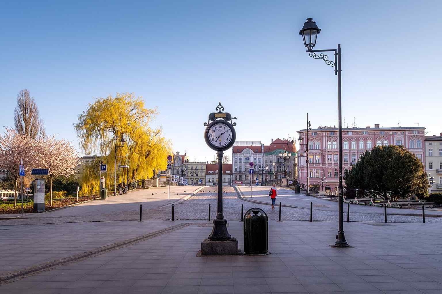 Mostowa Street, the historic route carried by the bridge and one of the oldest streets in Bydgoszcz.