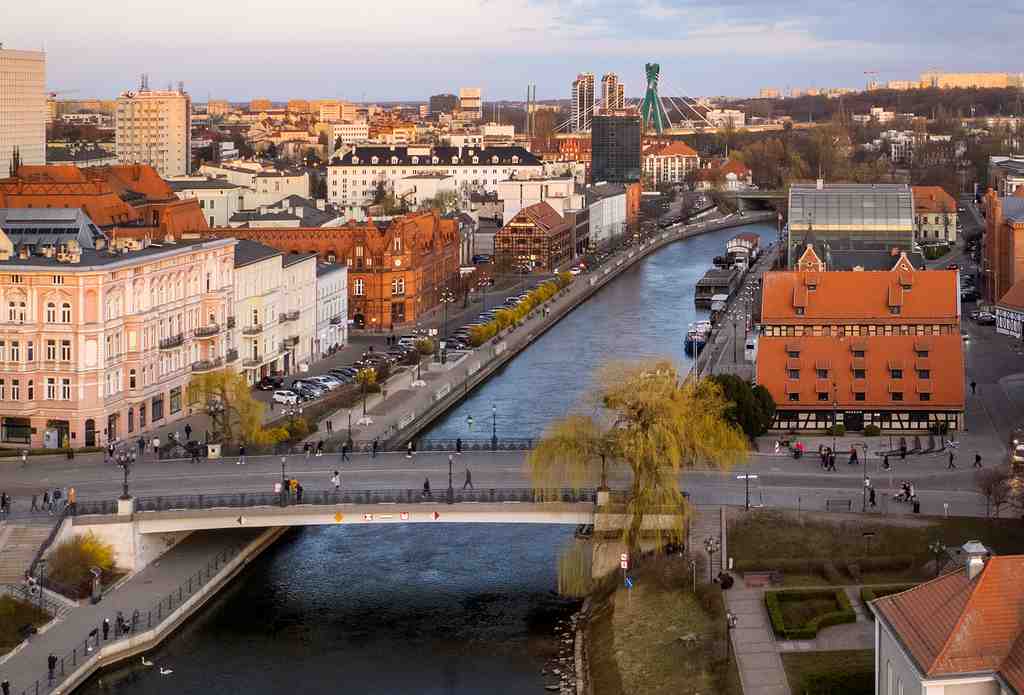 Jerzy Sulima-Kamiński Bridge in Bydgoszcz