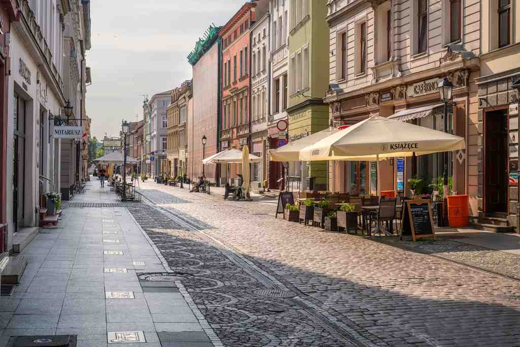 Długa Street in Bydgoszcz