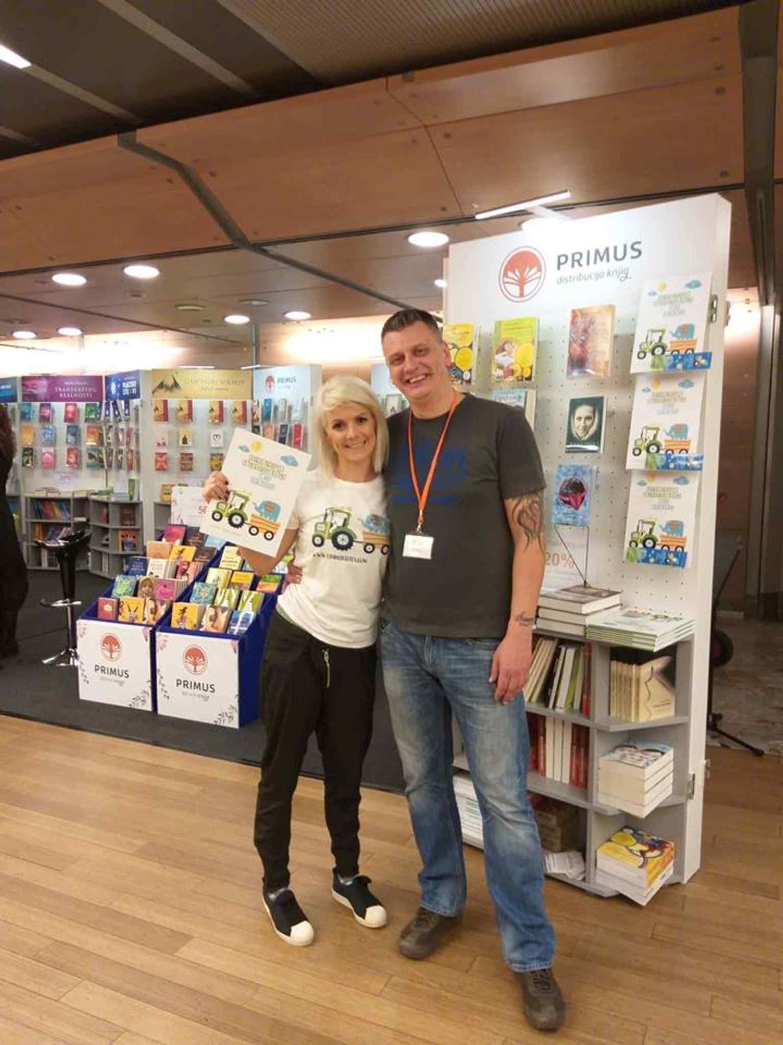 This image shows the Cankar Centre hosting the Slovenian Book Fair, one of the many cultural events held in its spacious foyer, reflecting its role as a vibrant cultural hub.