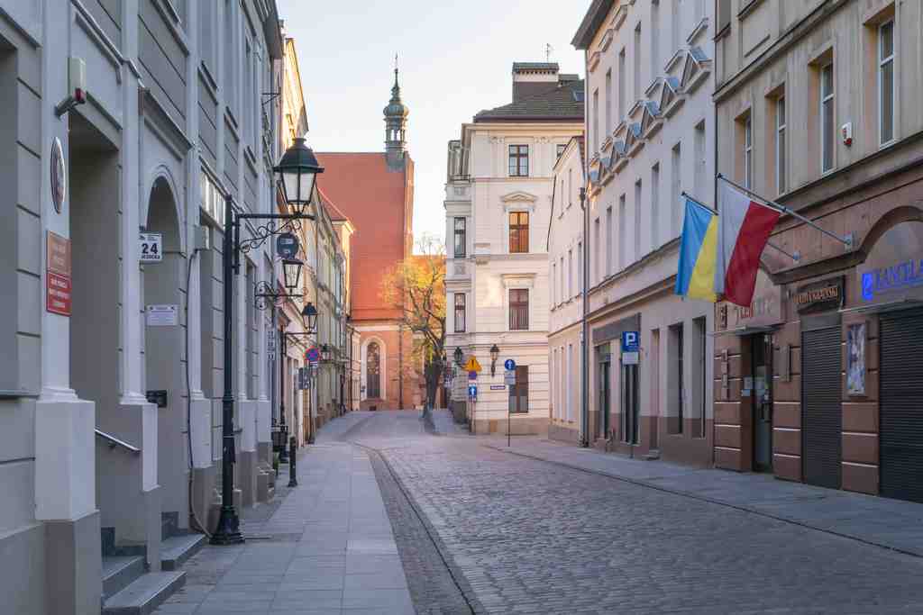 Jezuicka Street in Bydgoszcz