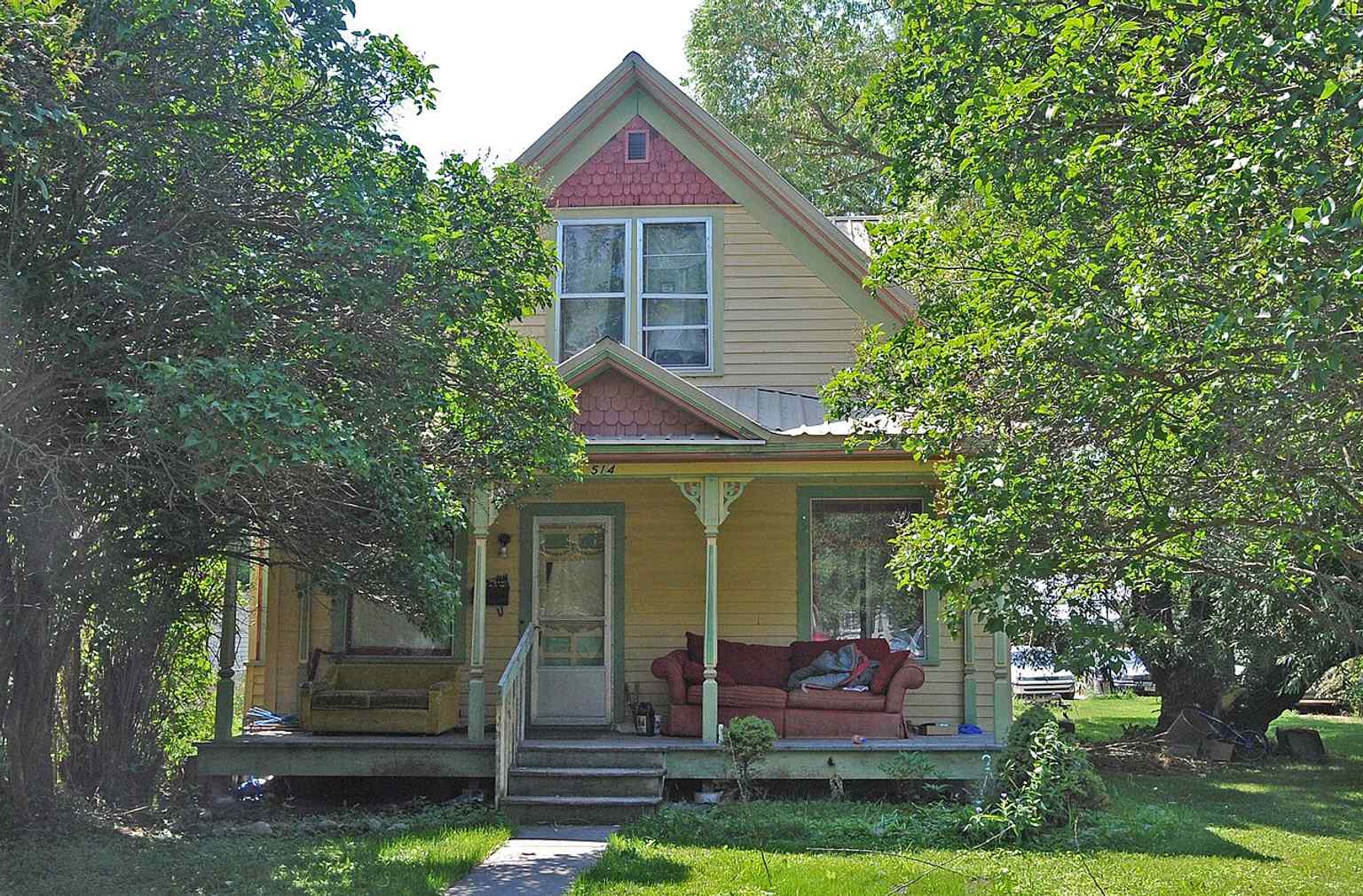 The Snyder House in Kalispell, also known as the Howard House and Welty House, is a transitional Colonial Revival home built around 1900.