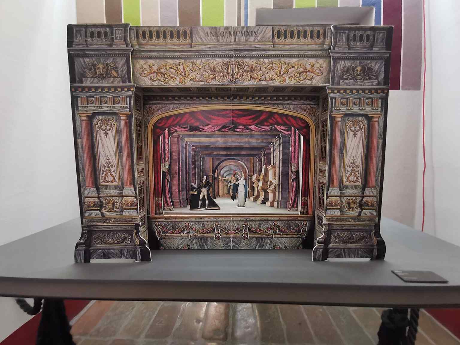 Museum artwork or display material that fits the Rossini legacy, including the caricatures and portraits shown in the collection.