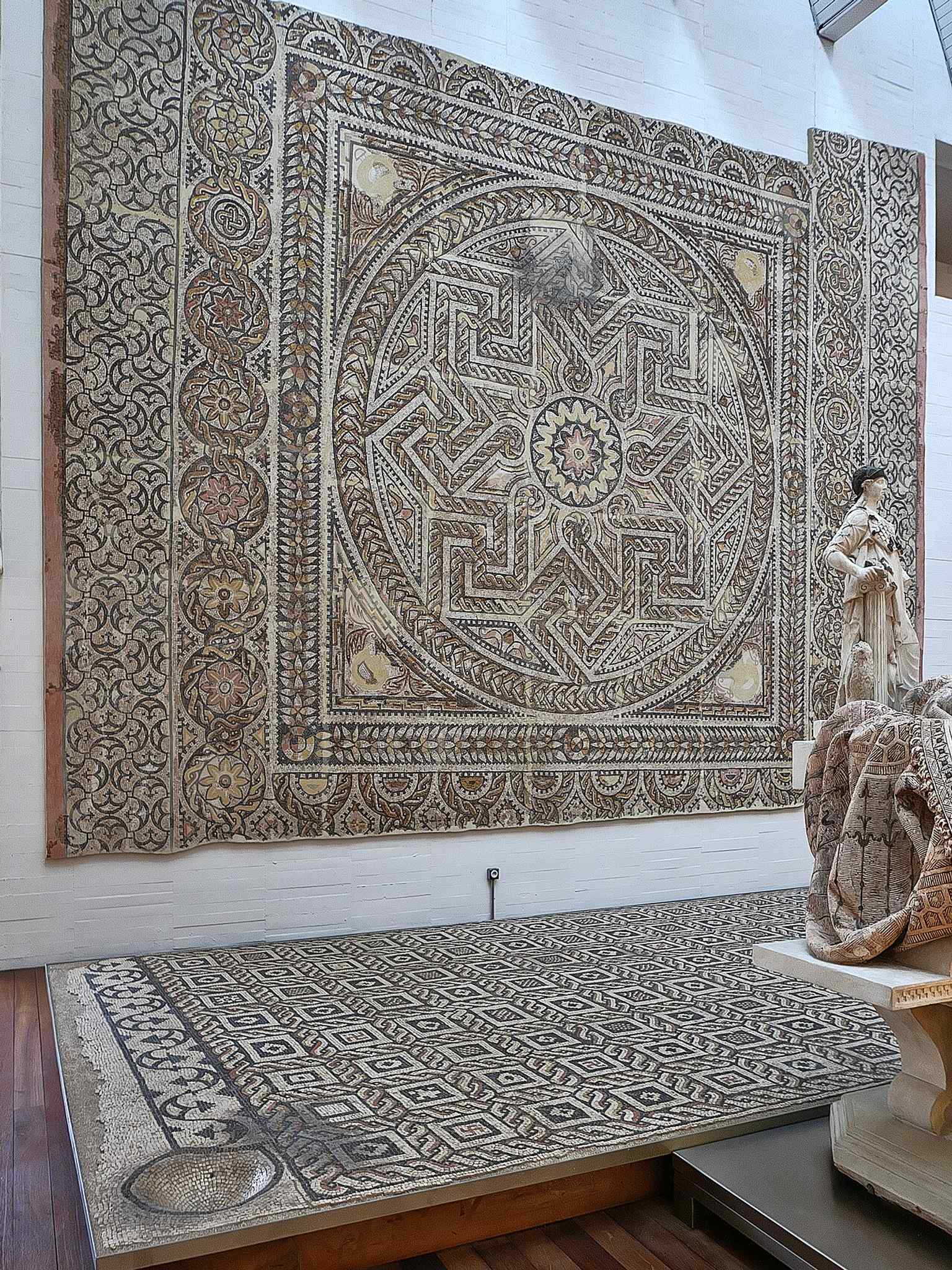 The Roman mosaics from Requejo show why archaeology is the museum’s strongest section, with geometric floors from a luxurious villa in Santa Cristina de la Polvorosa.