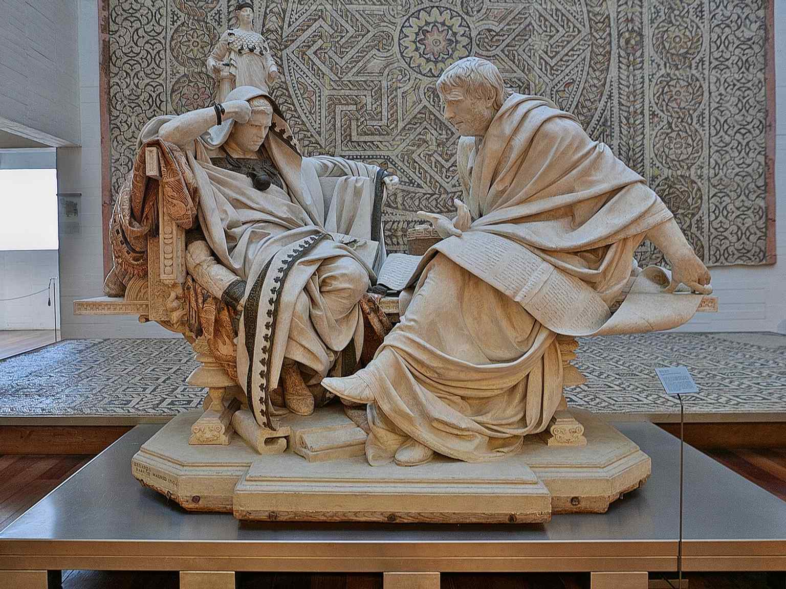 Eduardo Barrón’s plaster model for Nero and Seneca links the museum’s sculpture collection to one of its best-known 20th-century artists.