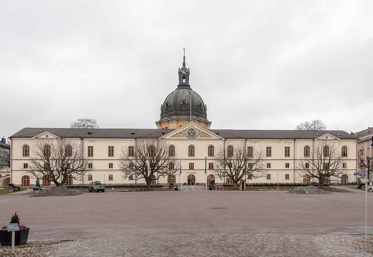 The museum’s main facade in Stockholm — the building dates back to a 1760s artillery storehouse designed by Carl Johan Cronstedt.