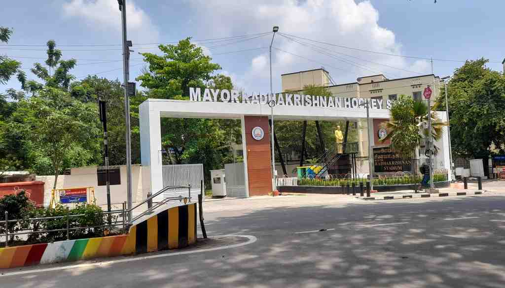 Mayor Radhakrishnan Hockey Stadium