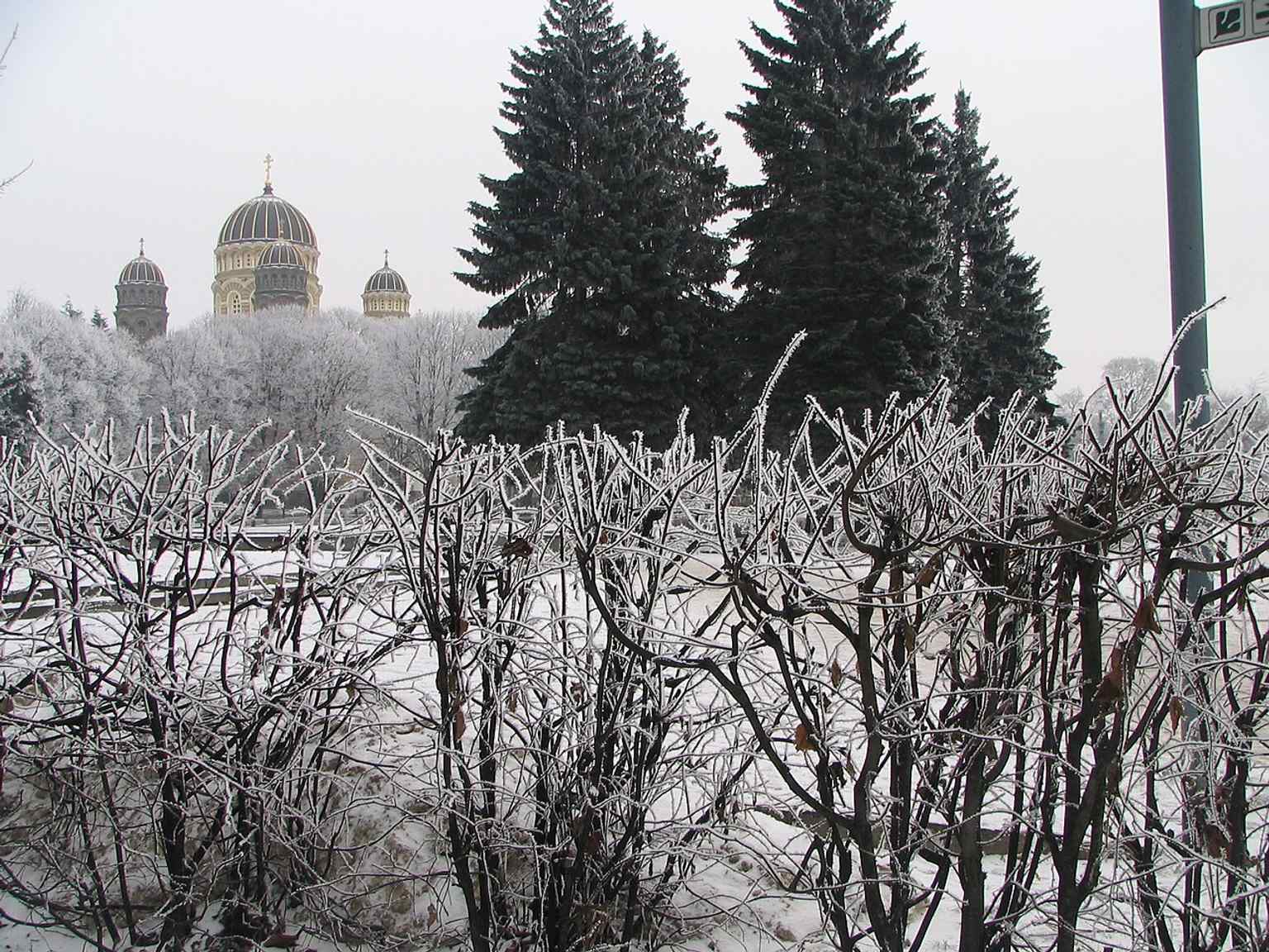 A 2005 view of Esplanade that captures the park before its most recent seasonal events and installations.