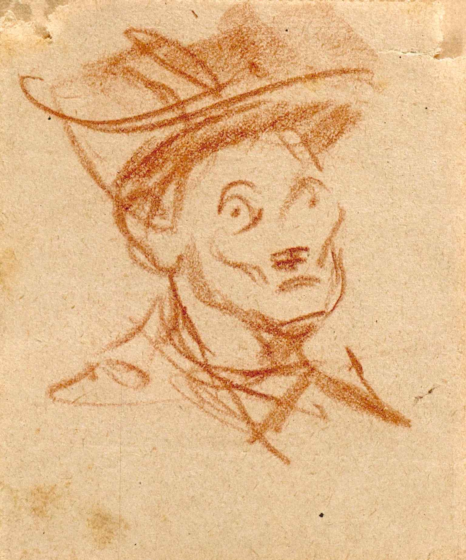 "Portrait of a Woman with a Hat" by Theo van Doesburg, an important Dutch artist whose work, like "Mouvement héroïque," is part of the Centraal Museum's collection.