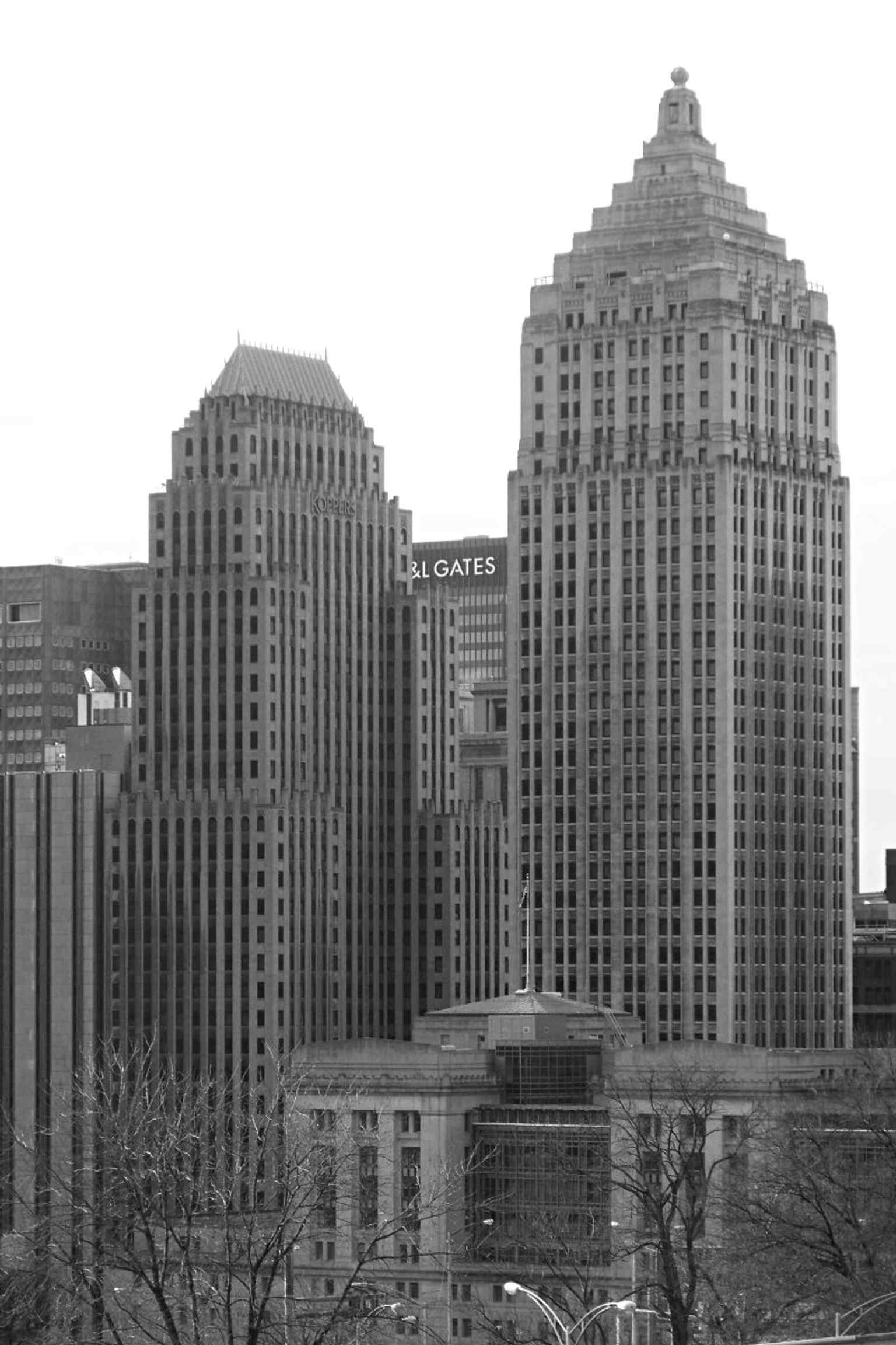This view from the Lower Hill showcases the Gulf Tower, which has been a Pittsburgh History & Landmarks Foundation Historic Landmark since 1973.