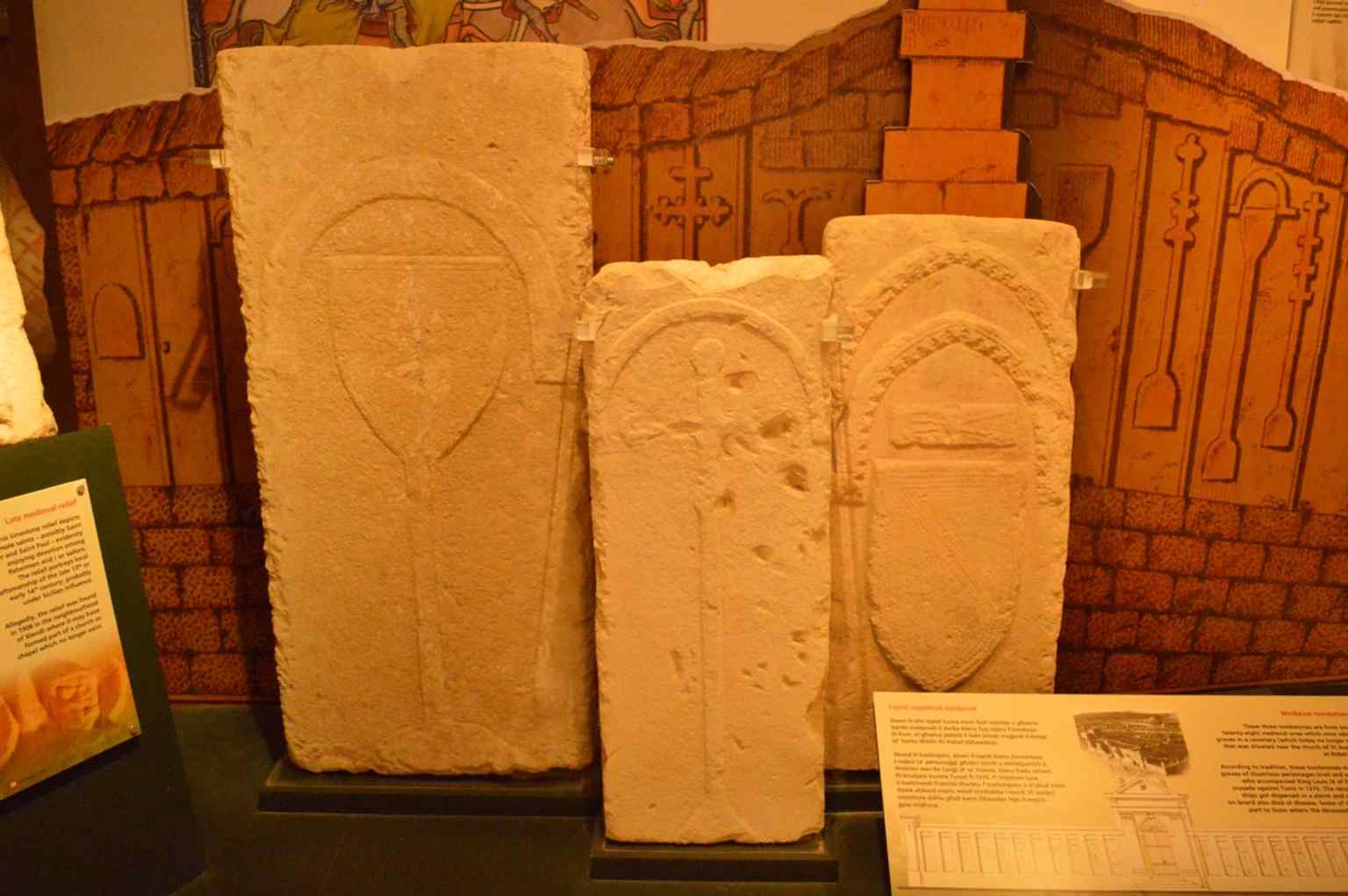 A gallery scene showing how the collection is interpreted today, from prehistory through the medieval period and beyond.