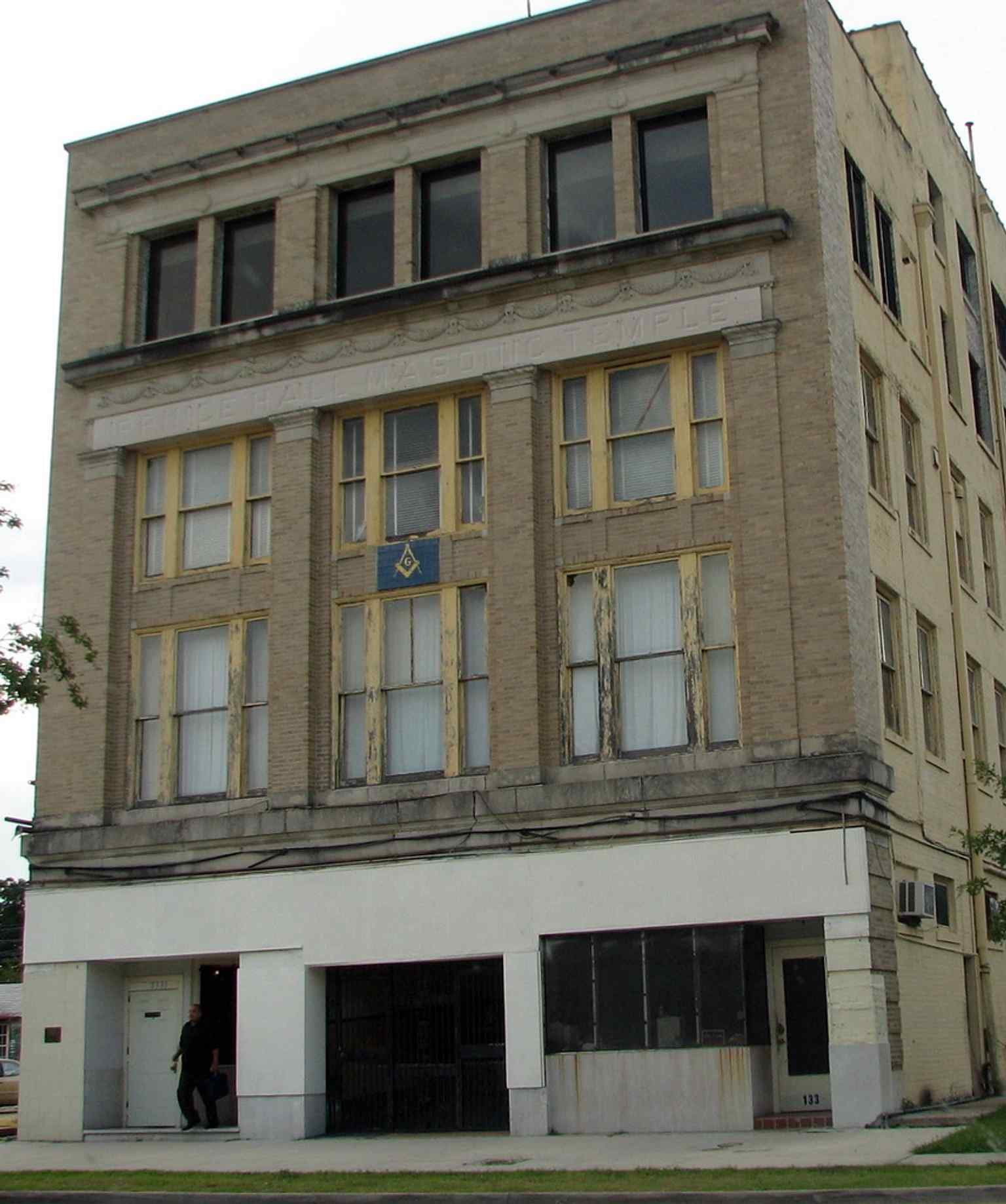 This Neo-Classical brick structure, built in 1924, once housed the Temple Theatre and Roof Garden, and was added to the National Register of Historic Places in 1994.