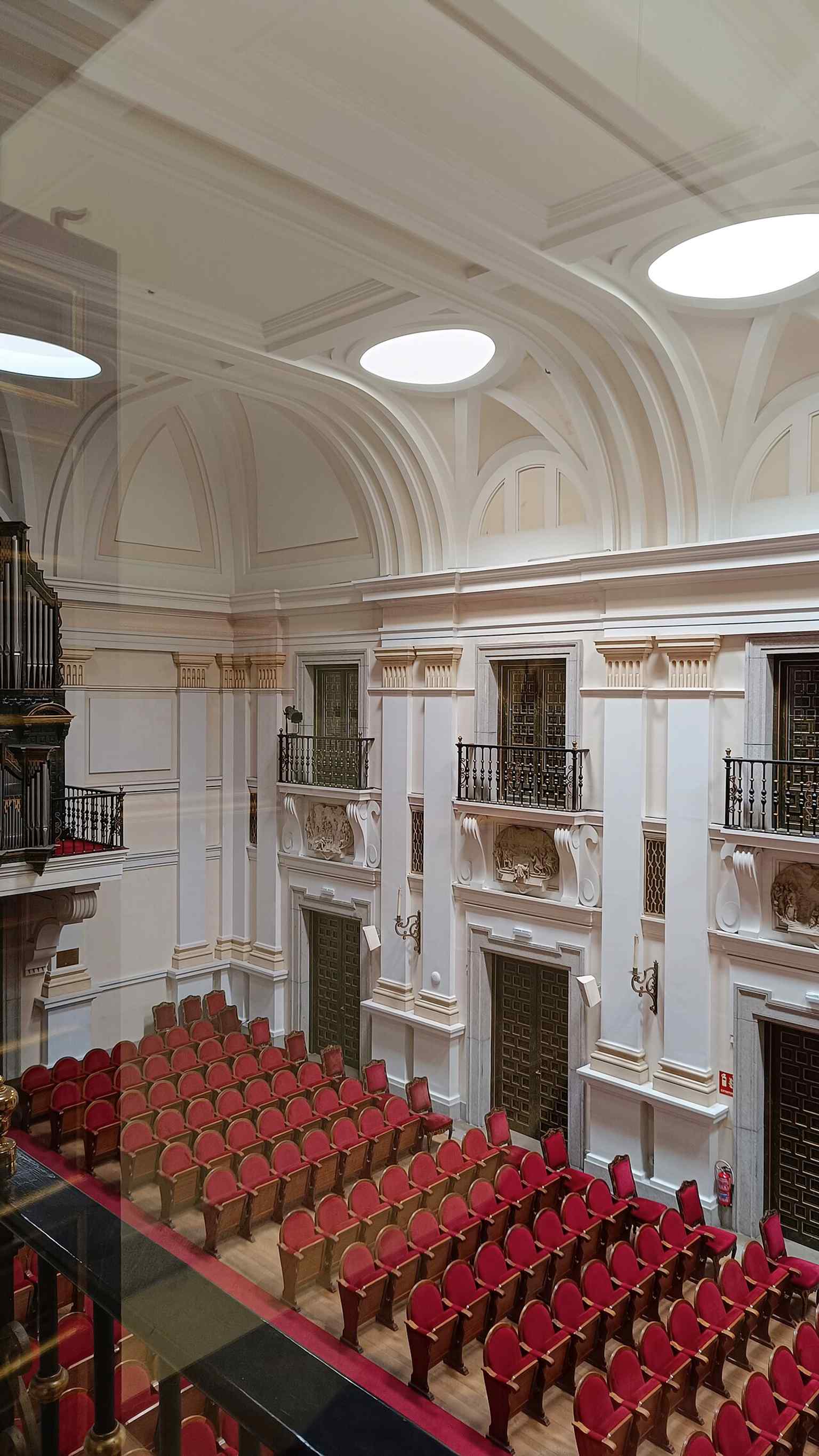 One of the Academy’s museum rooms, showing how the old school building now houses a major art collection.