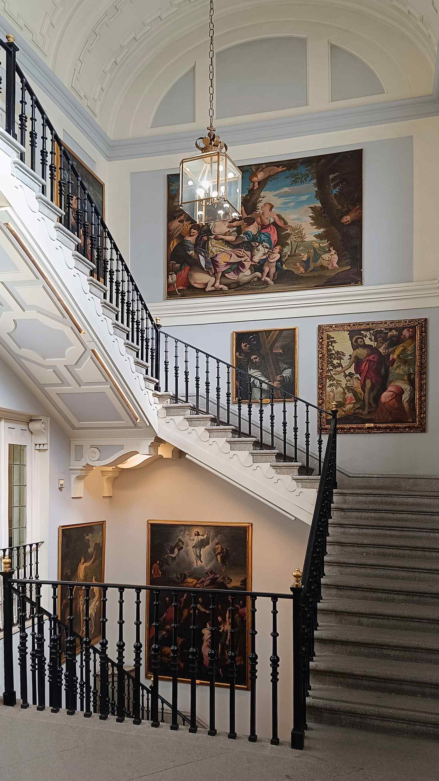 Another gallery in the Academy museum, reflecting the conversion of the historic site into exhibition space.