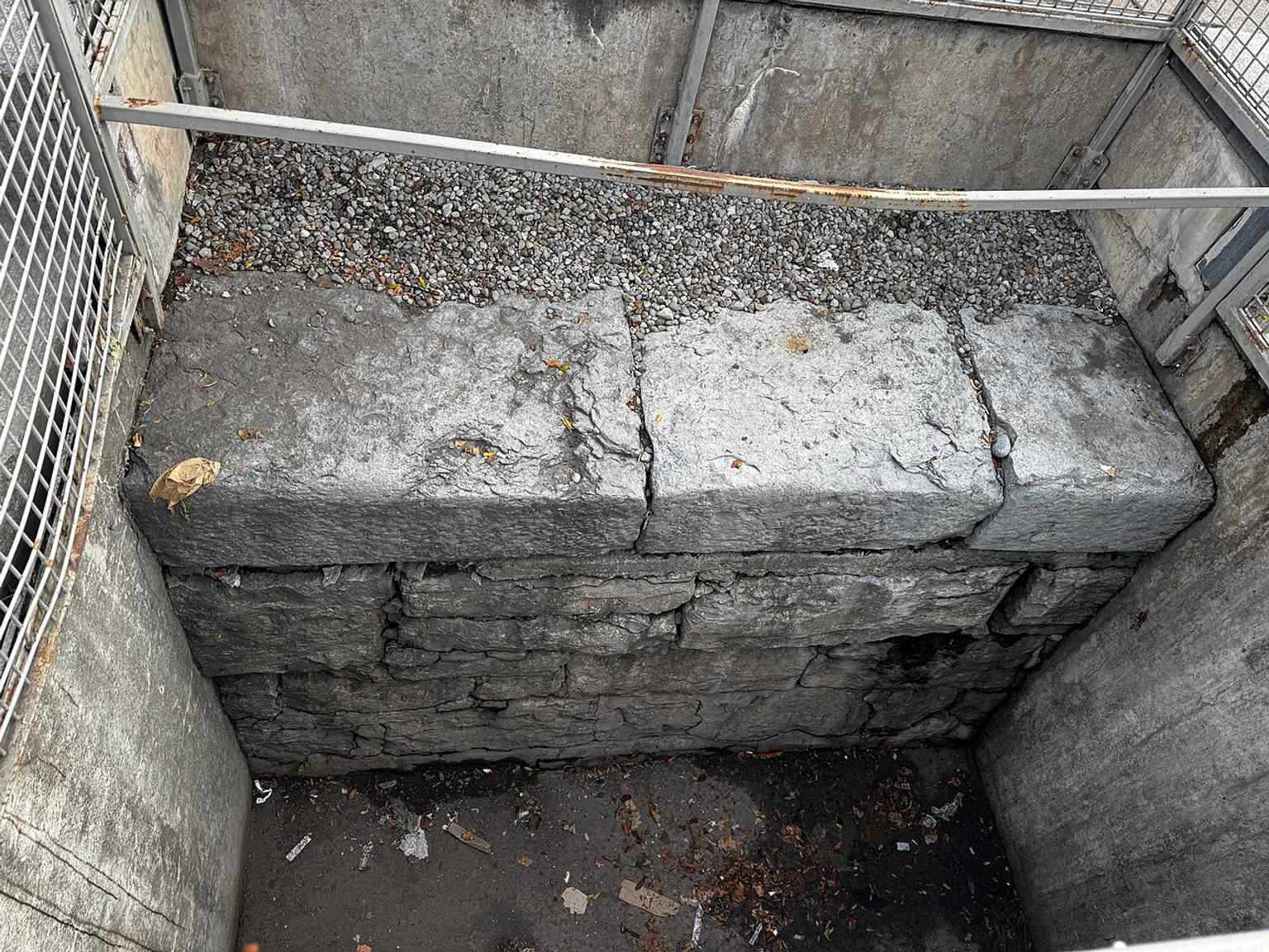 The Erie Canal stones in Clinton Square recall the waterway that once ran through the square before it was filled in and replaced by Erie Boulevard.